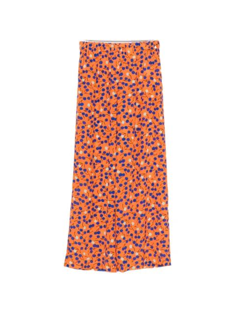 printed silk trousers by ASPESI