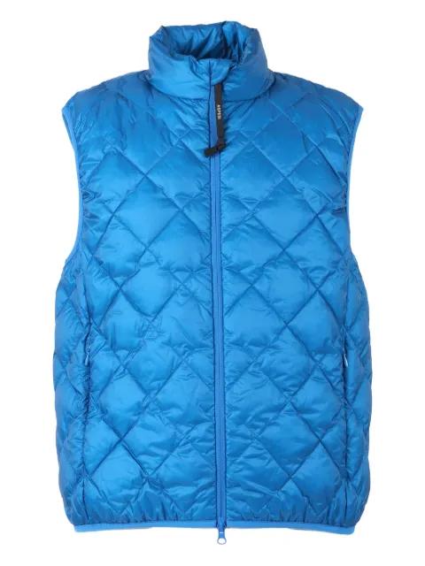 quilted zip-up gilet by ASPESI