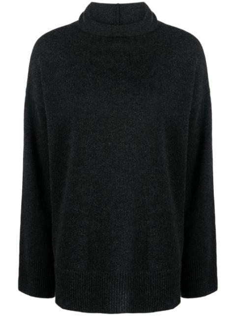 roll neck cashmere jumper by ASPESI