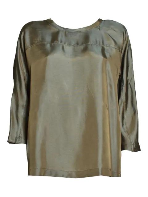 satin-finish blouse by ASPESI