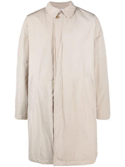 single-breasted padded raincoat by ASPESI