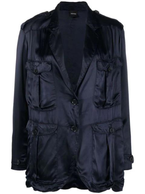 single-breasted tailored blazer by ASPESI
