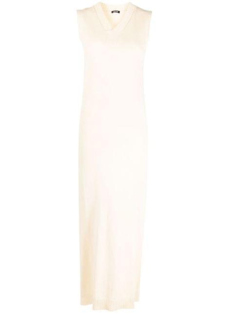 sleeveless knitted dress by ASPESI