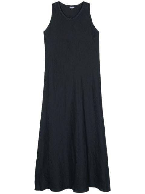 sleeveless linen slip dress by ASPESI
