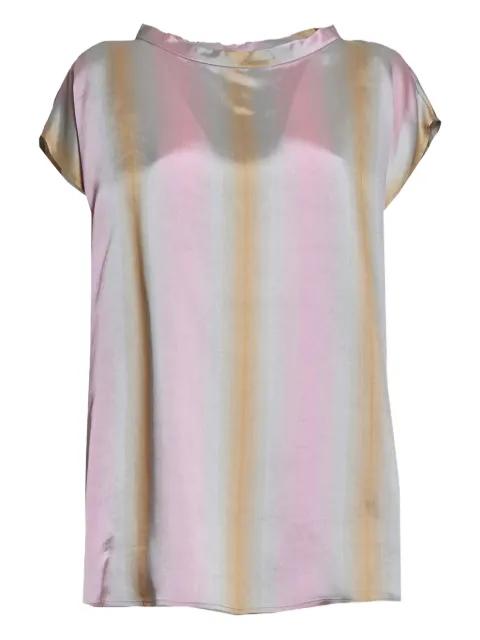 stripe-print short-sleeves top by ASPESI