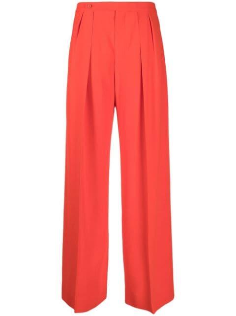 tailored wide-leg trousers by ASPESI