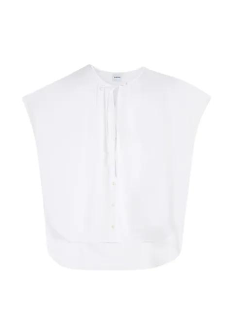 tie-neck buttoned shirt by ASPESI