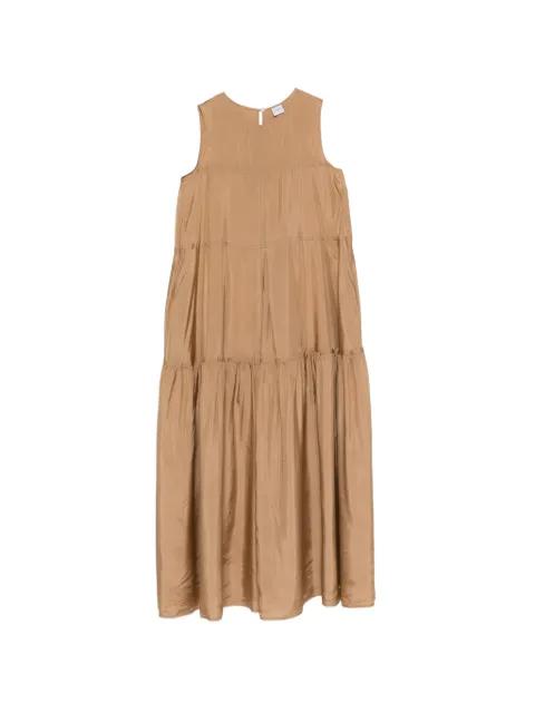 tiered sleeveless maxi dress by ASPESI