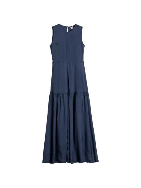 tiered sleeveless midi dress by ASPESI