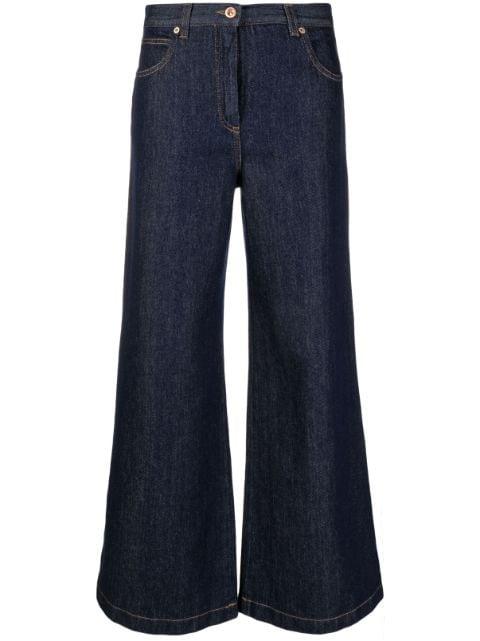wide-leg flared jeans by ASPESI