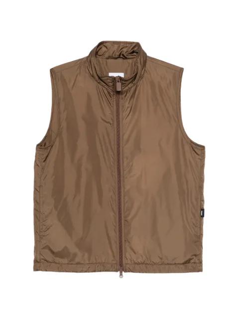 zip-fastening gilet by ASPESI