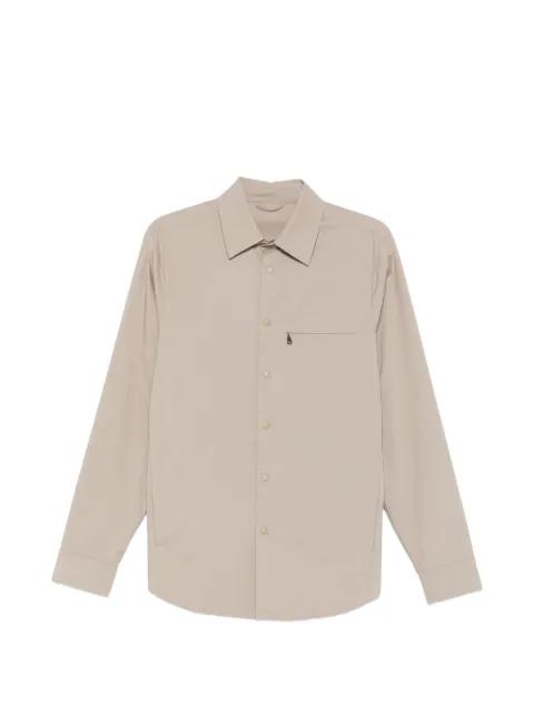 zip-pocket long-sleeve shirt by ASPESI