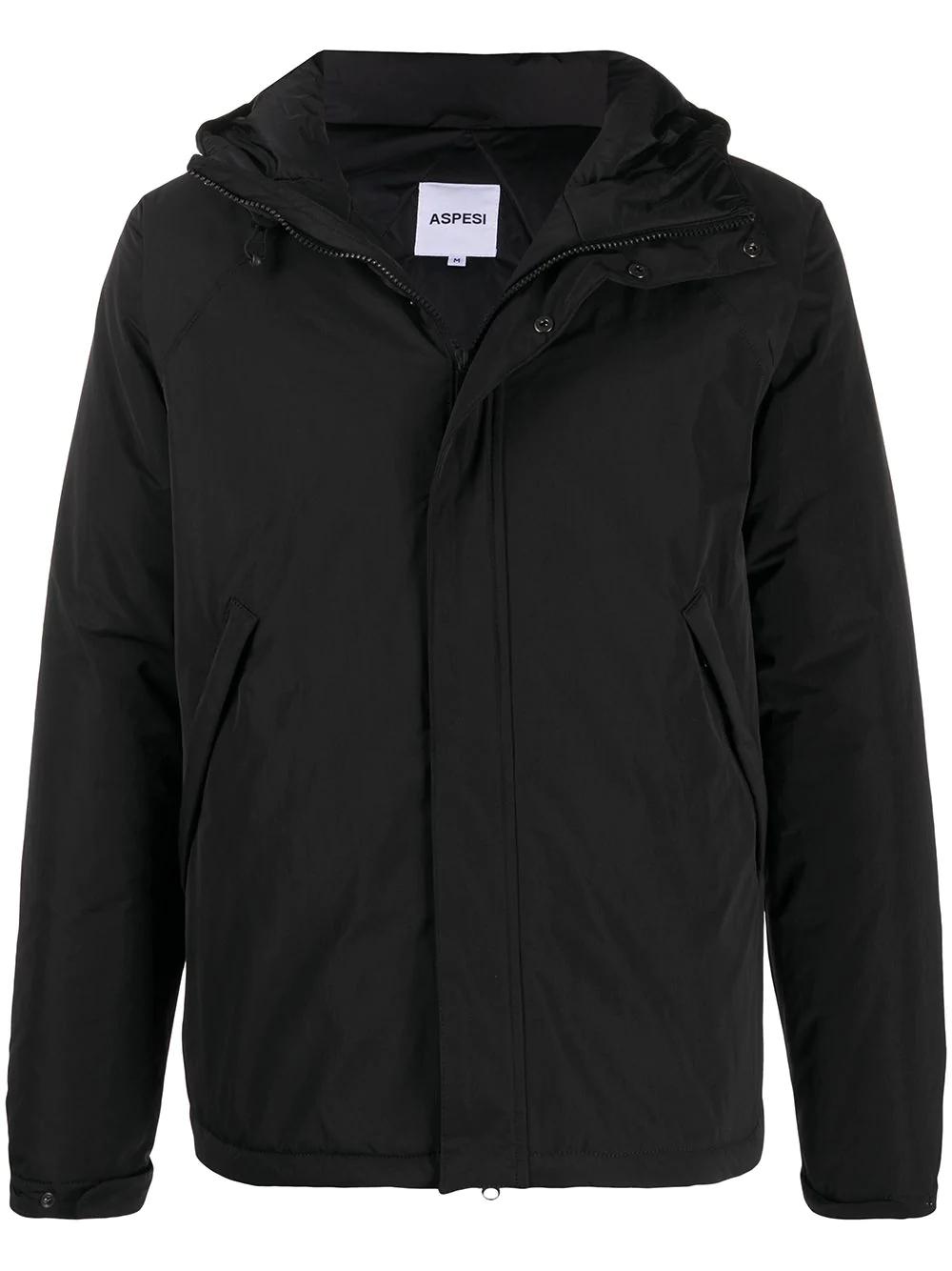 zip-up hoodied jacket by ASPESI