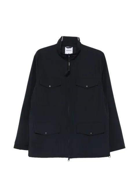 zip-up pocket-detail jacket by ASPESI