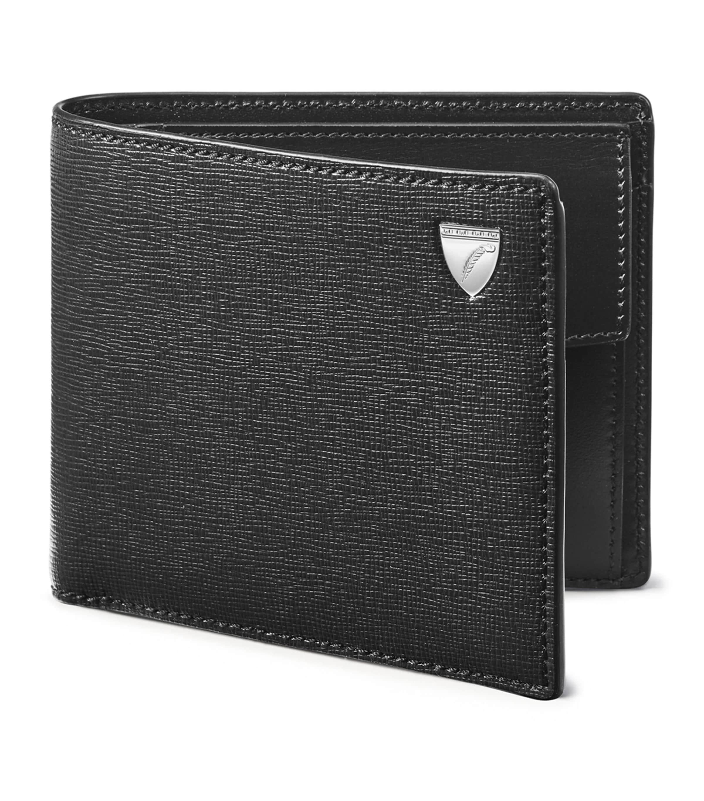 Aspinal Of London Leather Bifold Coin Wallet by ASPINAL OF LONDON
