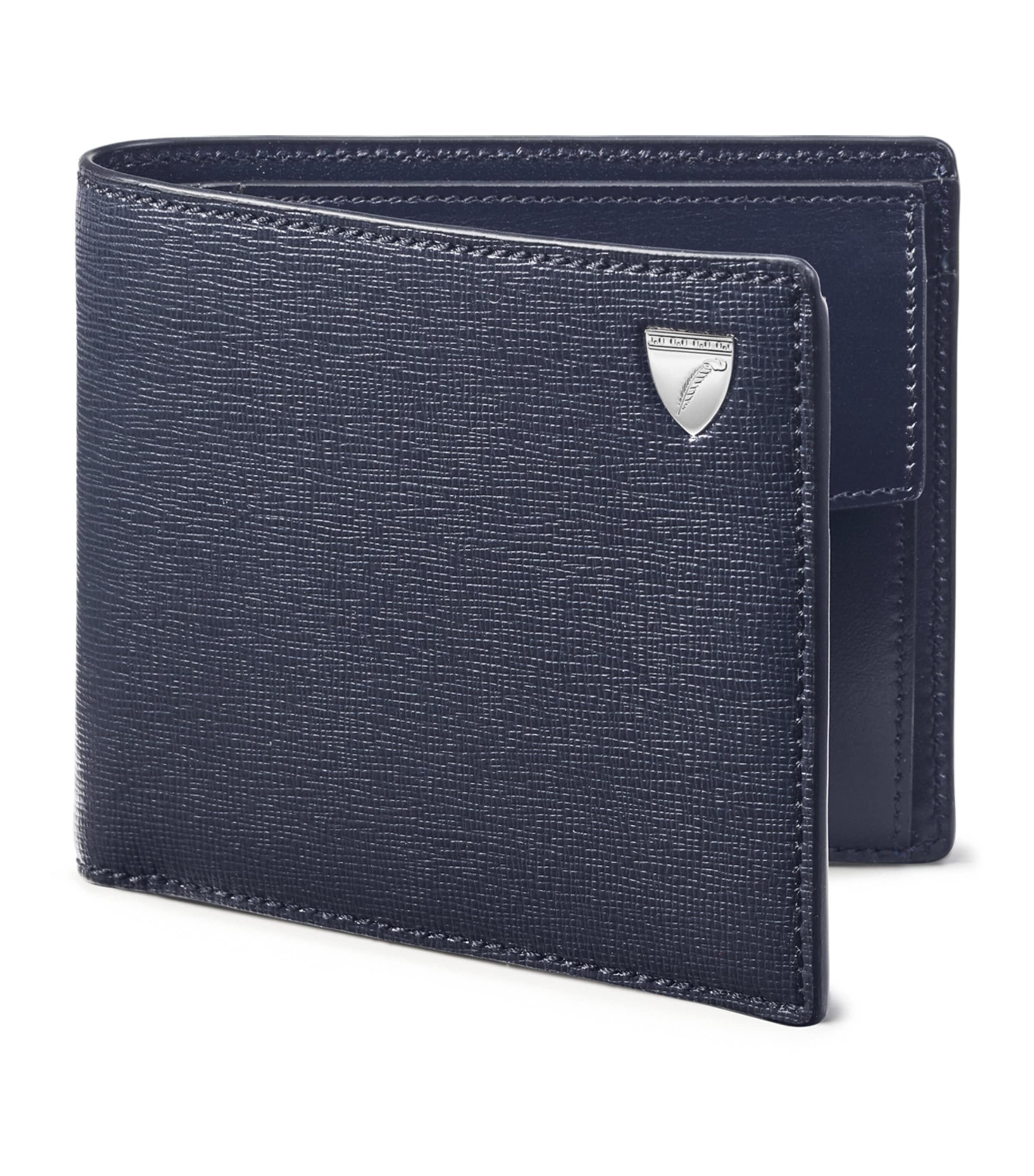 Aspinal Of London Leather Bifold Coin Wallet by ASPINAL OF LONDON