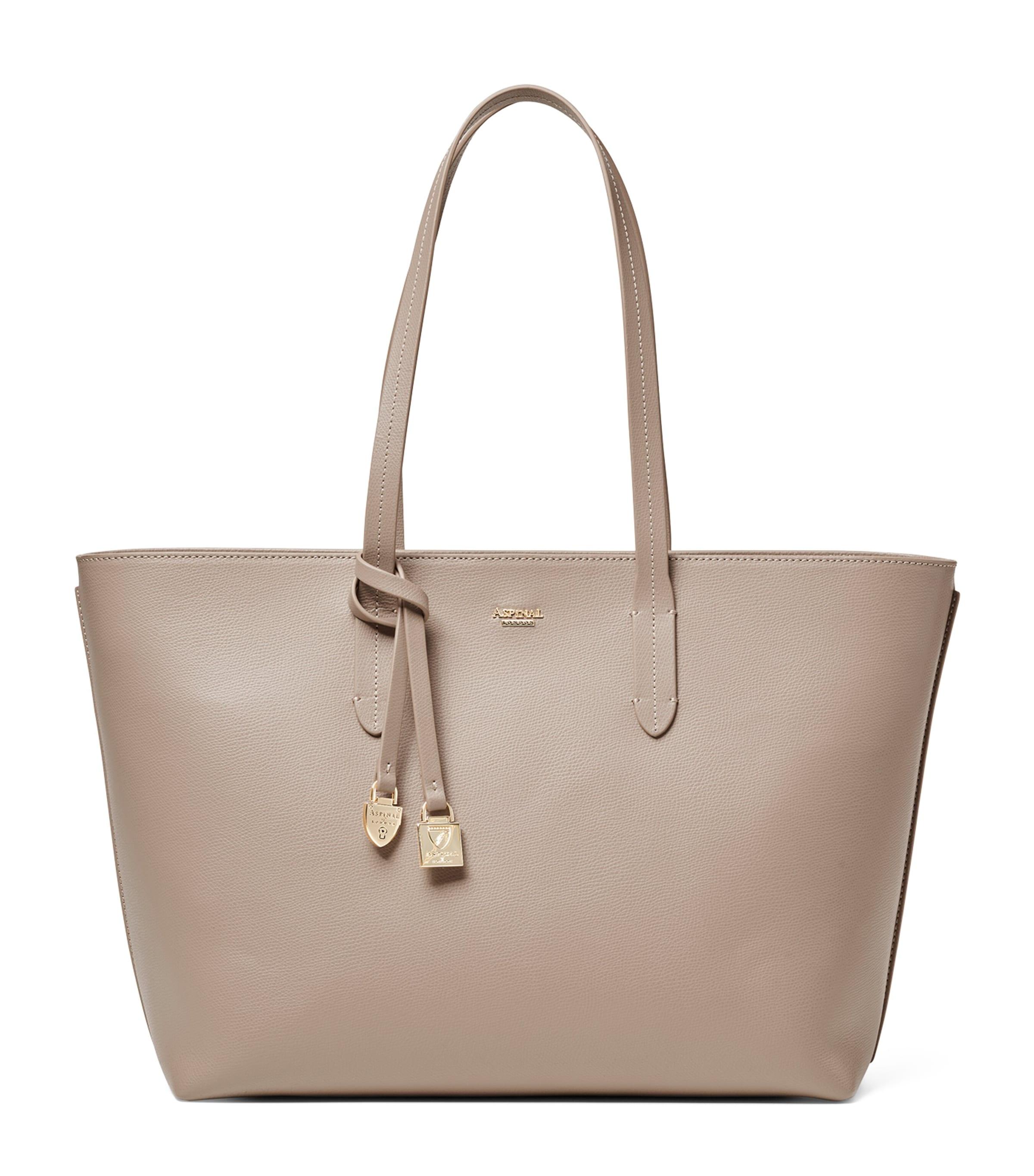 Aspinal Of London Leather East West Tote Bag by ASPINAL OF LONDON