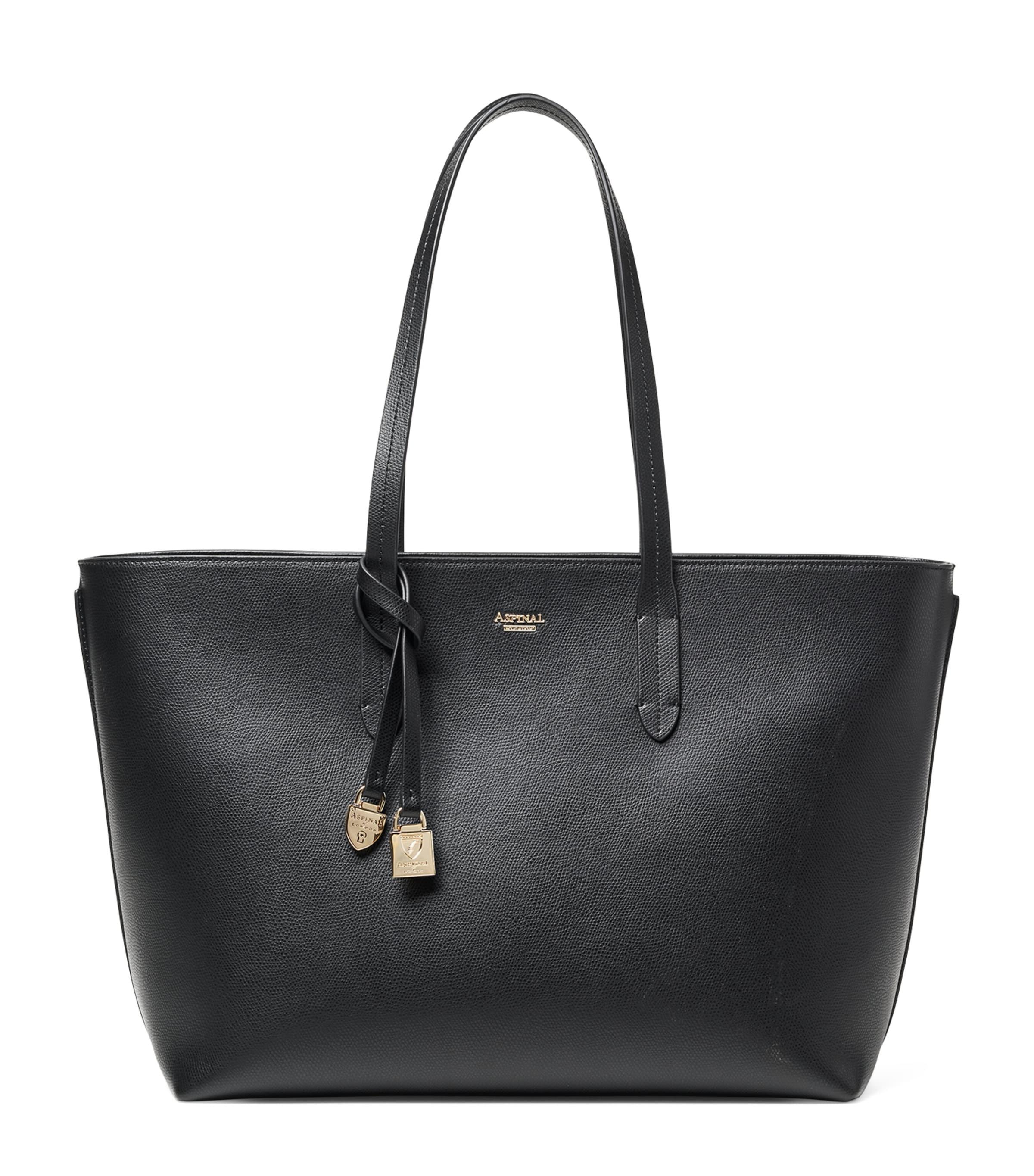 Aspinal Of London Leather East West Tote Bag by ASPINAL OF LONDON
