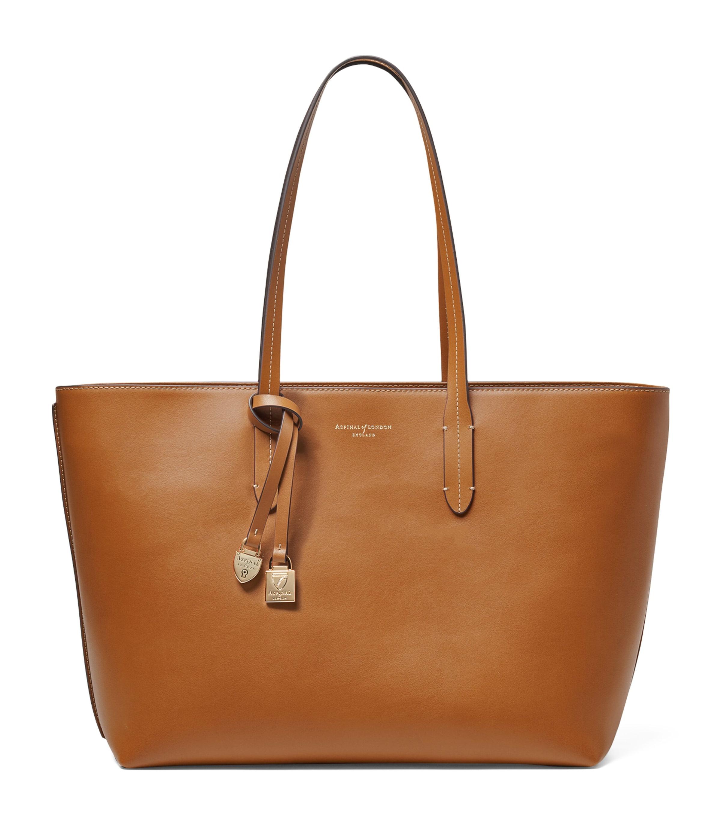 Aspinal Of London Leather East West Tote Bag by ASPINAL OF LONDON