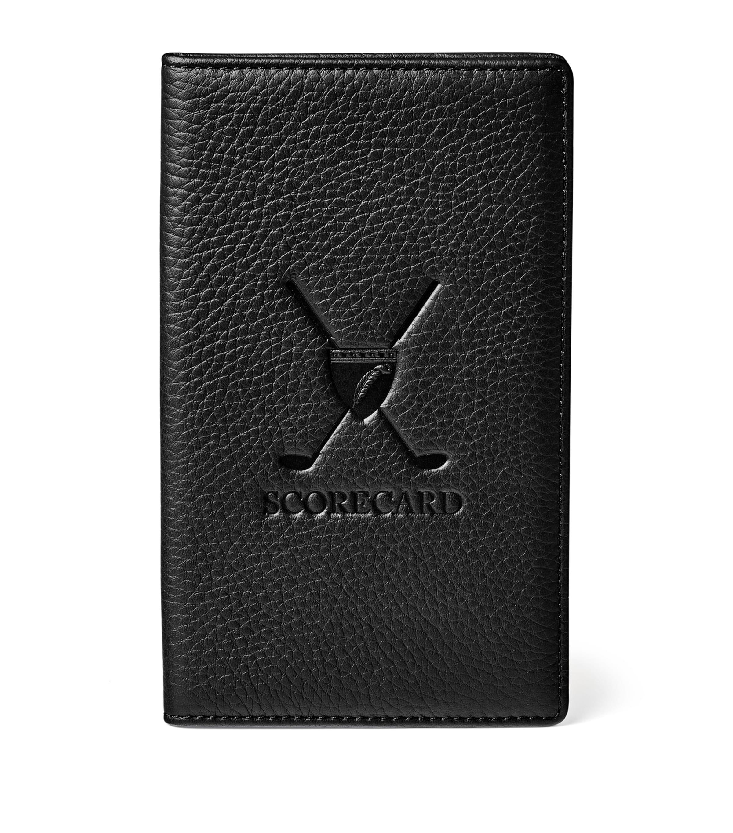 Aspinal Of London Leather Gold Scorecard Holder by ASPINAL OF LONDON