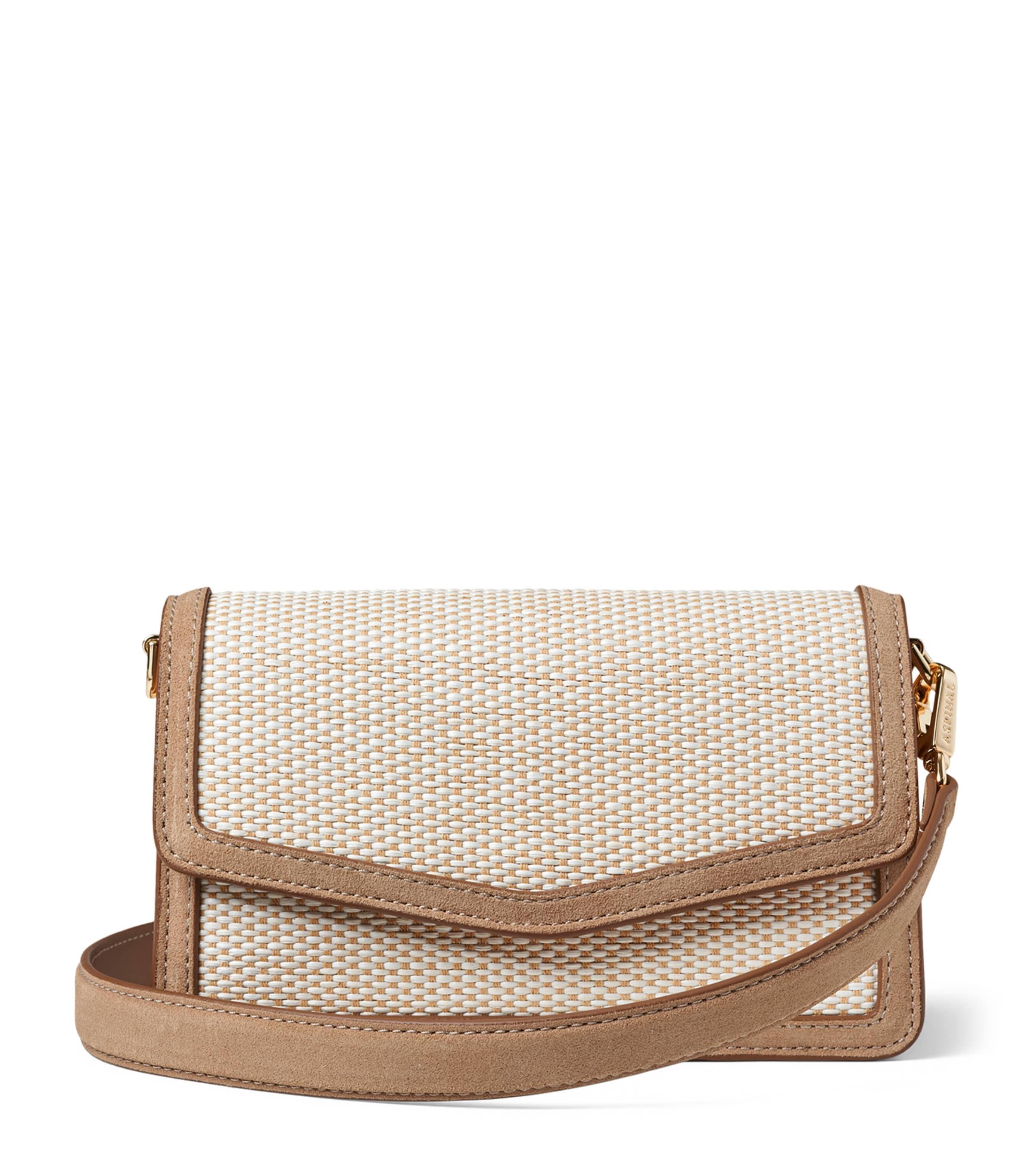 Aspinal Of London Raffia Eliza Clutch Bag by ASPINAL OF LONDON