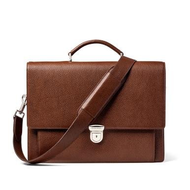 City laptop briefcase by ASPINAL OF LONDON