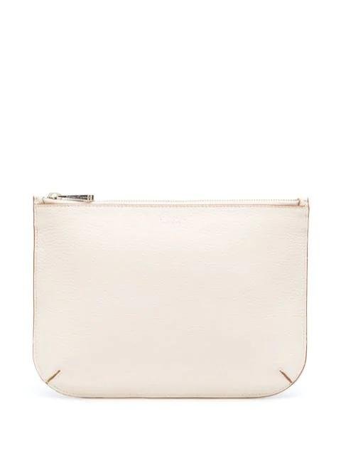 Ella leather clutch bag by ASPINAL OF LONDON
