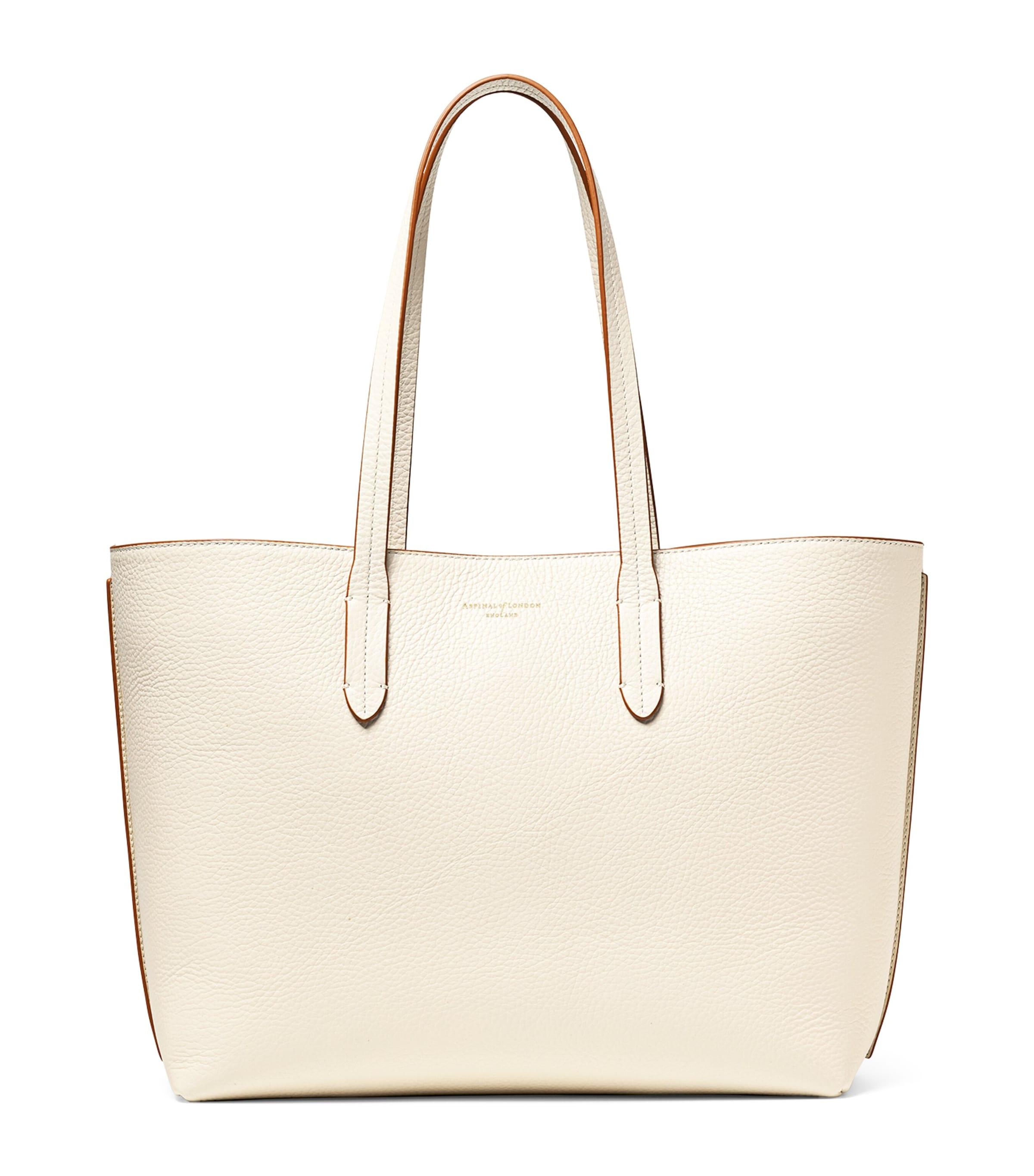 Leather East-West Regent Tote Bag by ASPINAL OF LONDON