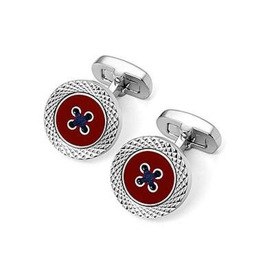 The engraved button cufflinks by ASPINAL OF LONDON