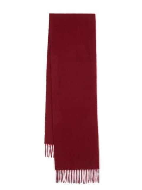 fringed cashmere scarf by ASPINAL OF LONDON