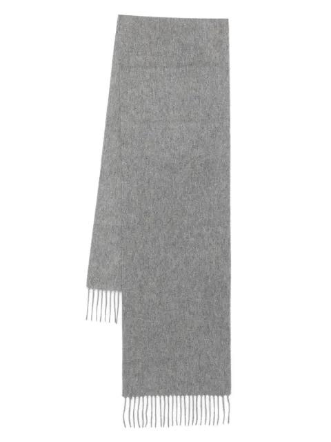 fringed-edge cashmere scarf by ASPINAL OF LONDON