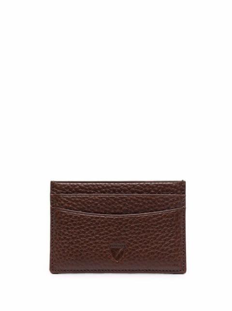 grained leather cardholder by ASPINAL OF LONDON