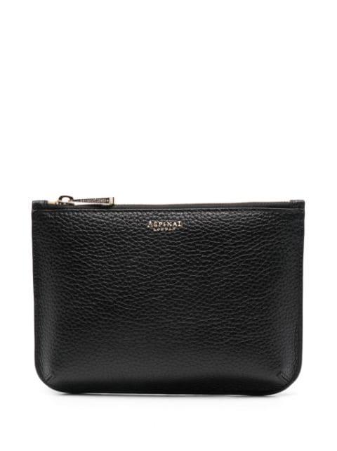 medium Ella leather pouch by ASPINAL OF LONDON
