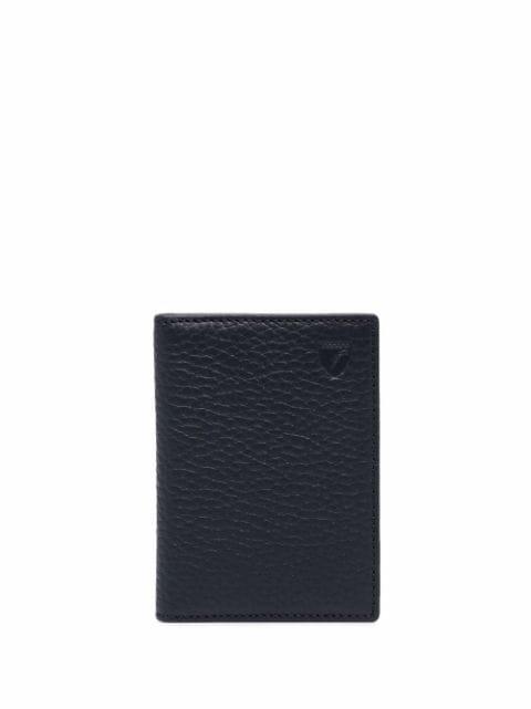 pebbled-effect double fold wallet by ASPINAL OF LONDON