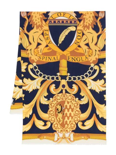 printed silk scarf by ASPINAL OF LONDON