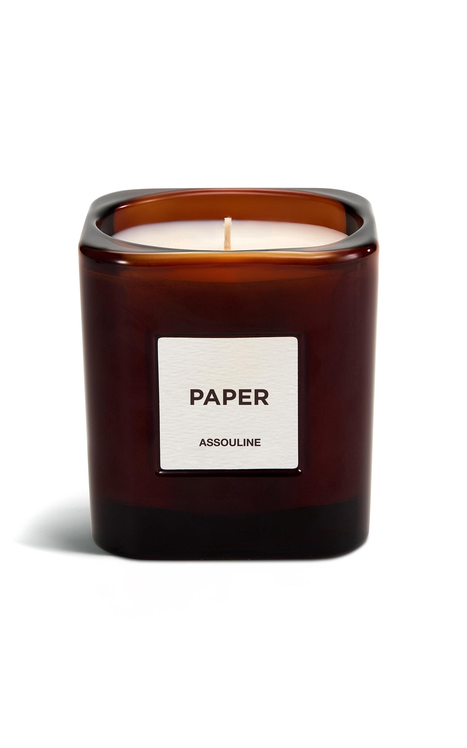 Assouline - Library Candle: Paper - Neutral - Moda Operandi by ASSOULINE