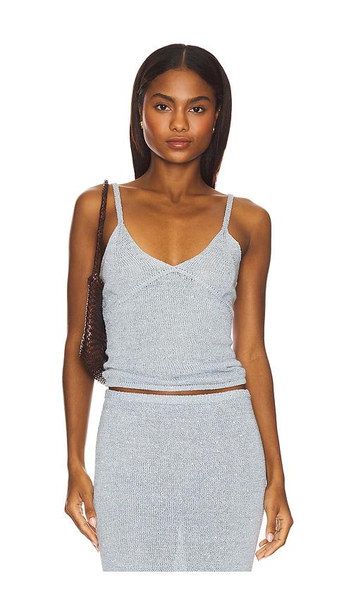 ASTA RESORT Carolina Camisole in Baby Blue by ASTA RESORT