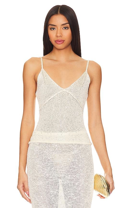ASTA RESORT Carolina Camisole in Ivory by ASTA RESORT