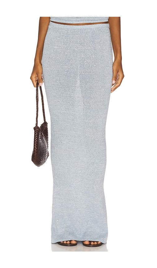 ASTA RESORT Carolina Skirt in Baby Blue by ASTA RESORT