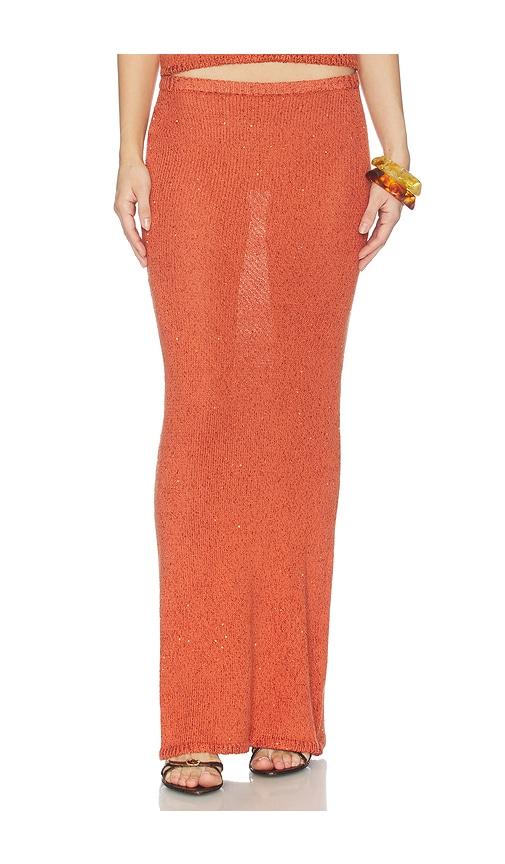ASTA RESORT Carolina Skirt in Orange by ASTA RESORT