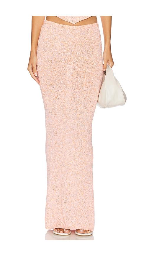 ASTA RESORT Carolina Skirt in Peach by ASTA RESORT