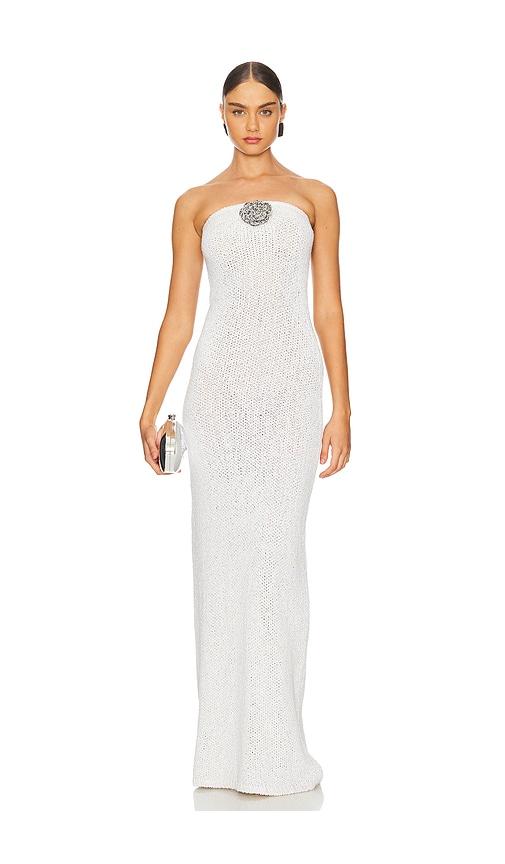 ASTA RESORT Chiara Column Dress in Ivory by ASTA RESORT