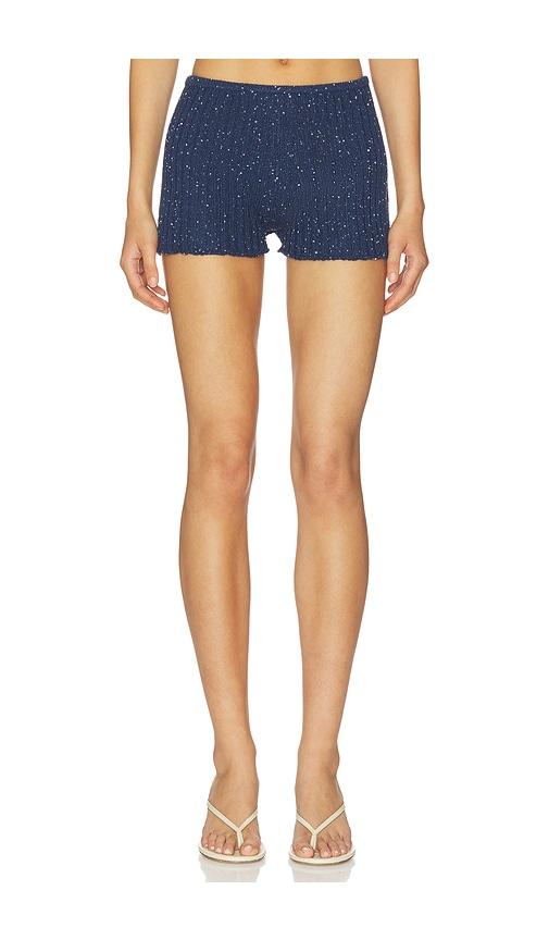 ASTA RESORT Isla Mini Short in Navy by ASTA RESORT