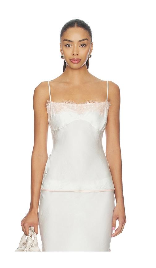 ASTA RESORT Nikolina Camisole in White by ASTA RESORT