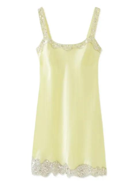 The Nikolina Hand Beaded sequin-embellished mini dress by ASTA RESORT