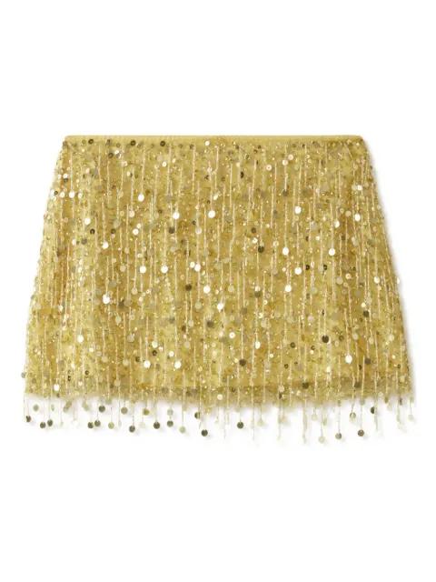 Yasmin beaded mini skirt by ASTA RESORT