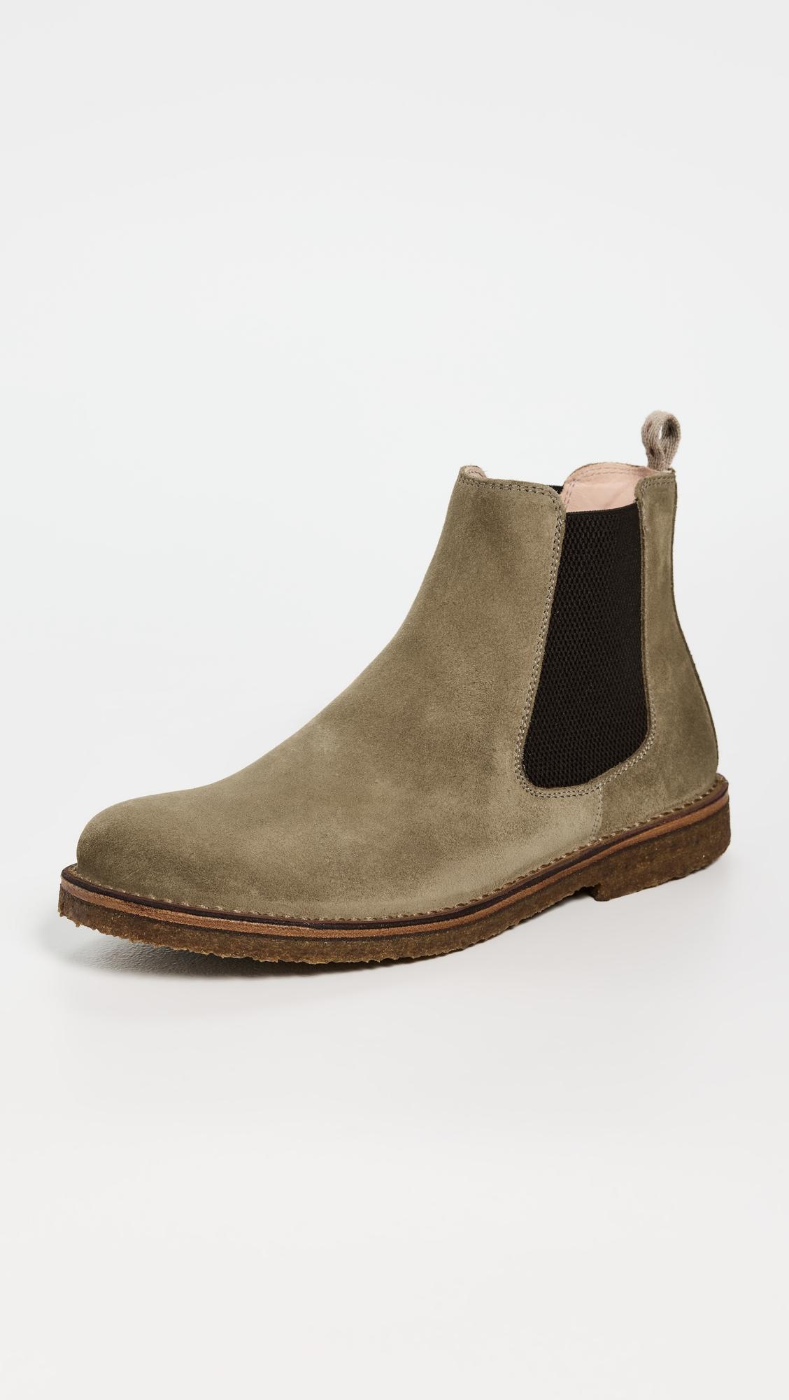 Bitflex Suede Crepe Sole Chelsea Boots by ASTORFLEX