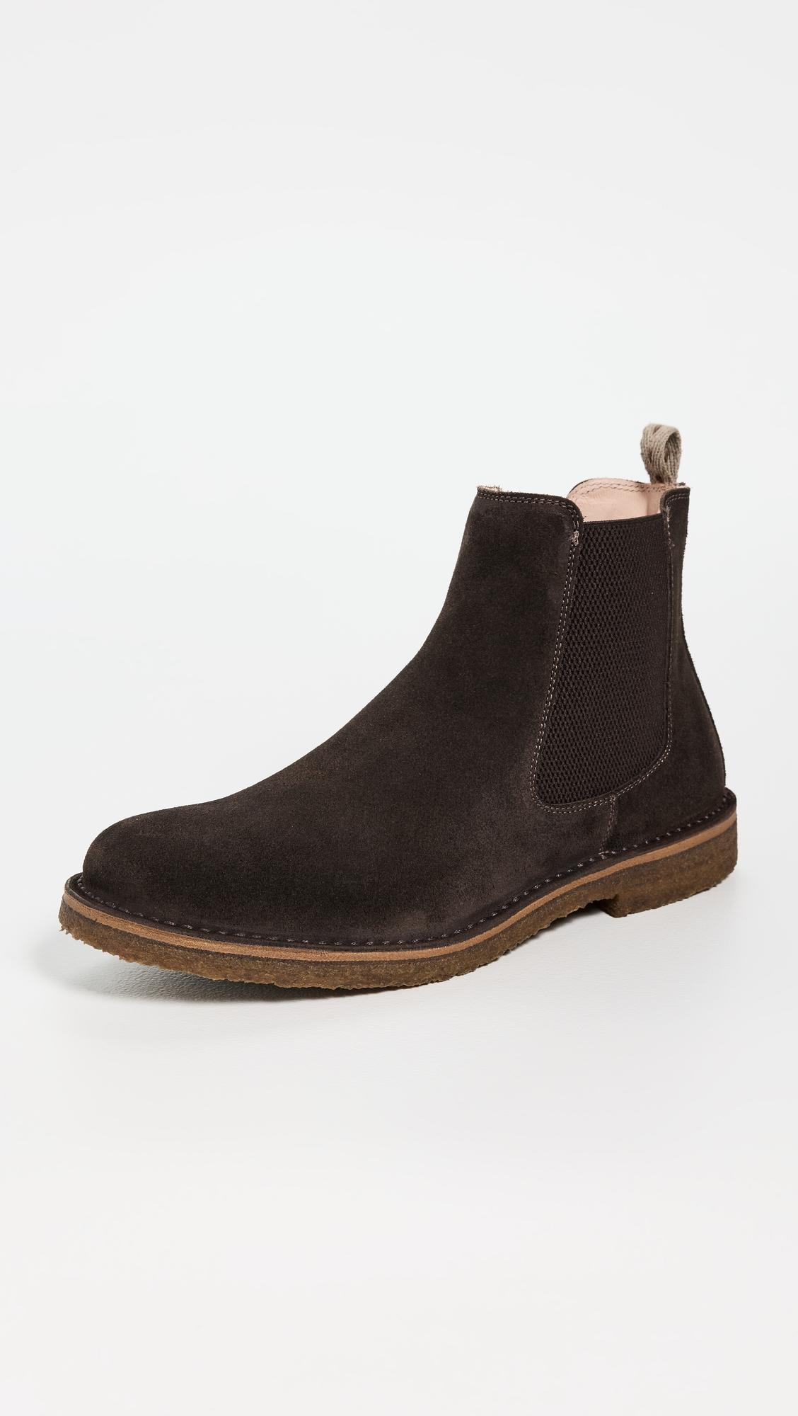 Bitflex Suede Crepe Sole Chelsea Boots by ASTORFLEX
