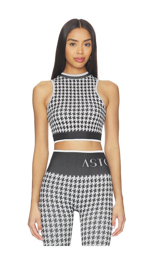 Astoria Seamless Knit Mockneck in Black,White by ASTORIA