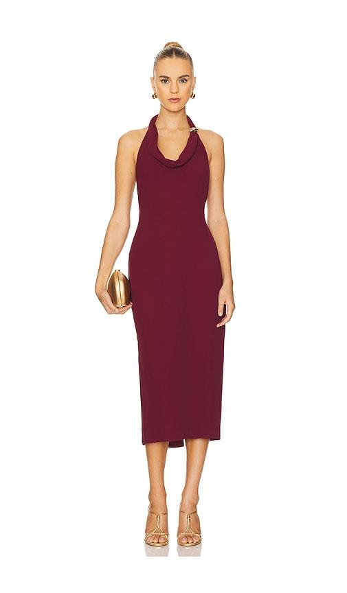 ASTR the Label Alanna Dress in Wine by ASTR THE LABEL
